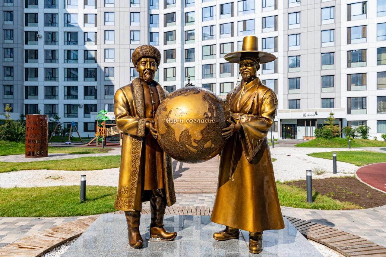 Bi-City Seoul Компактная 2-Комнатная Дизайнерская Astana Buitenkant foto